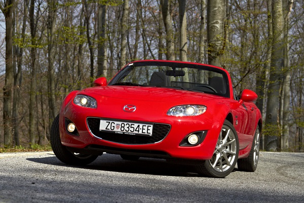 The Mazda MX-5 is an example of a major sports car model produced in Japan