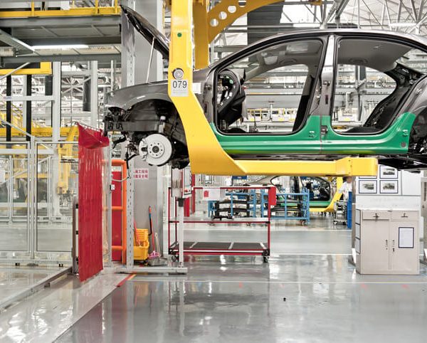 A car production line to be explored in auto body training