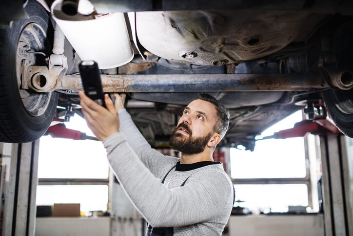 An automotive training workshop